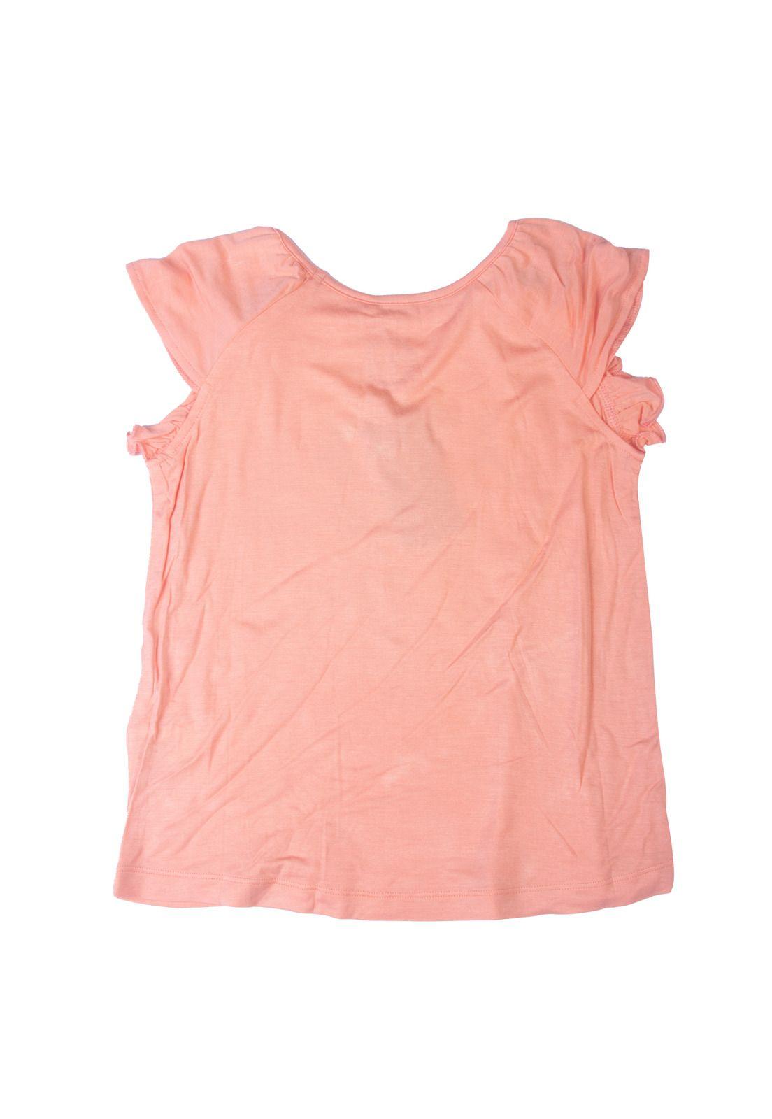 Polera Niña Naranja Pillin-0