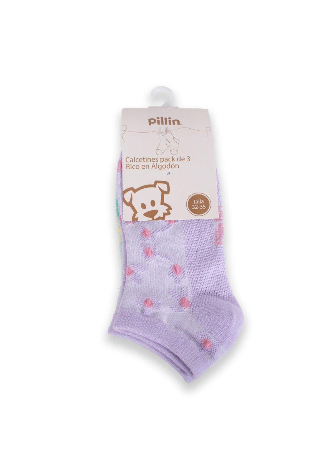 Calcetín Niña Multicolor Pillin-0