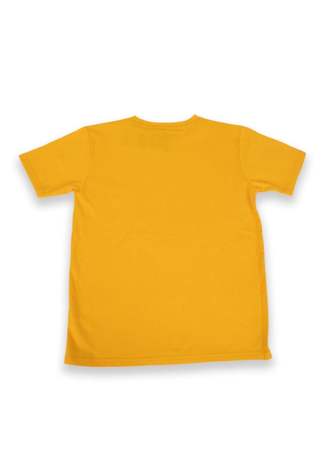Polera Niño Naranja Pillin-2