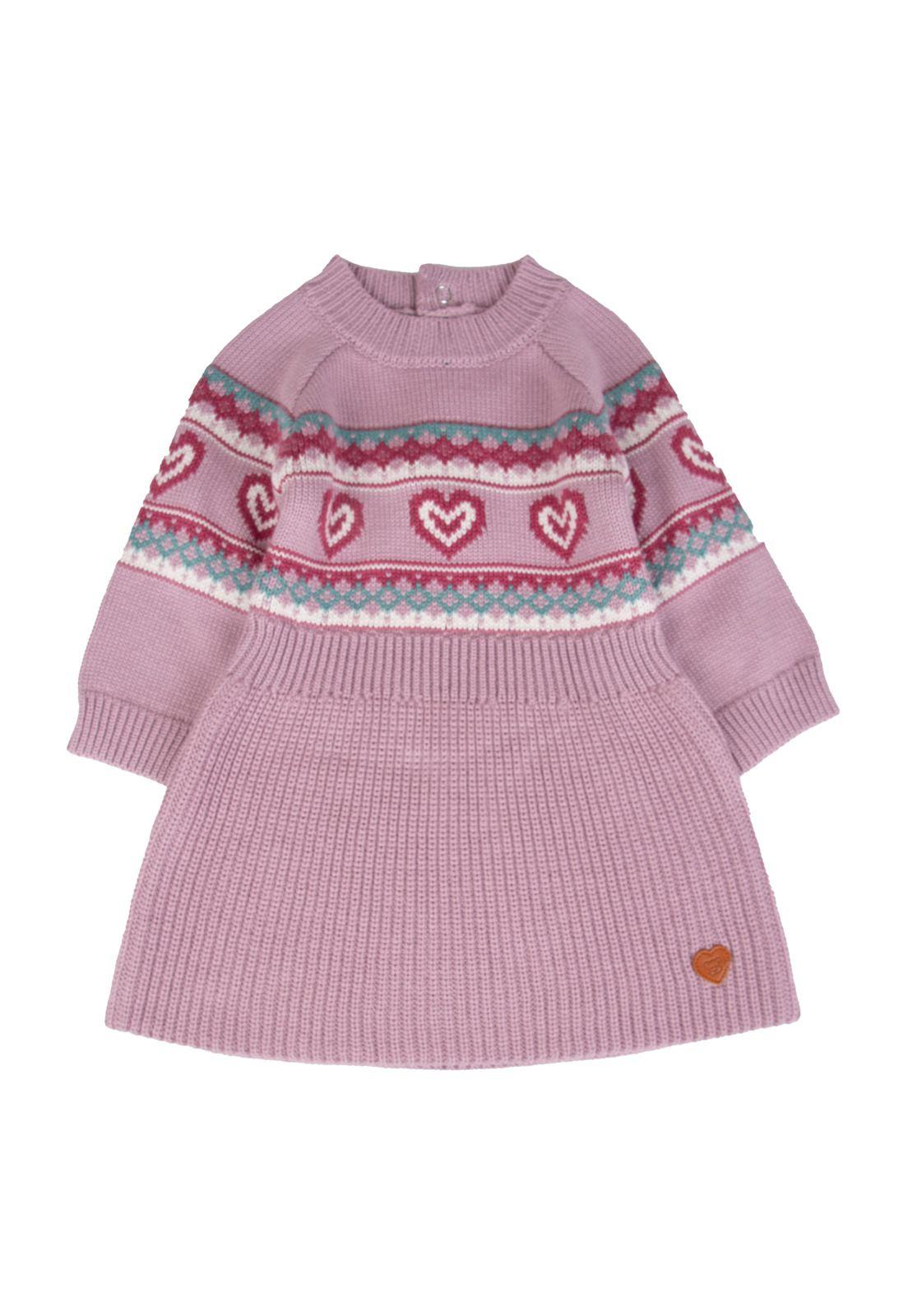 Vestido Bebe  Rosado Pillin ( PVB918-25MAL )-0