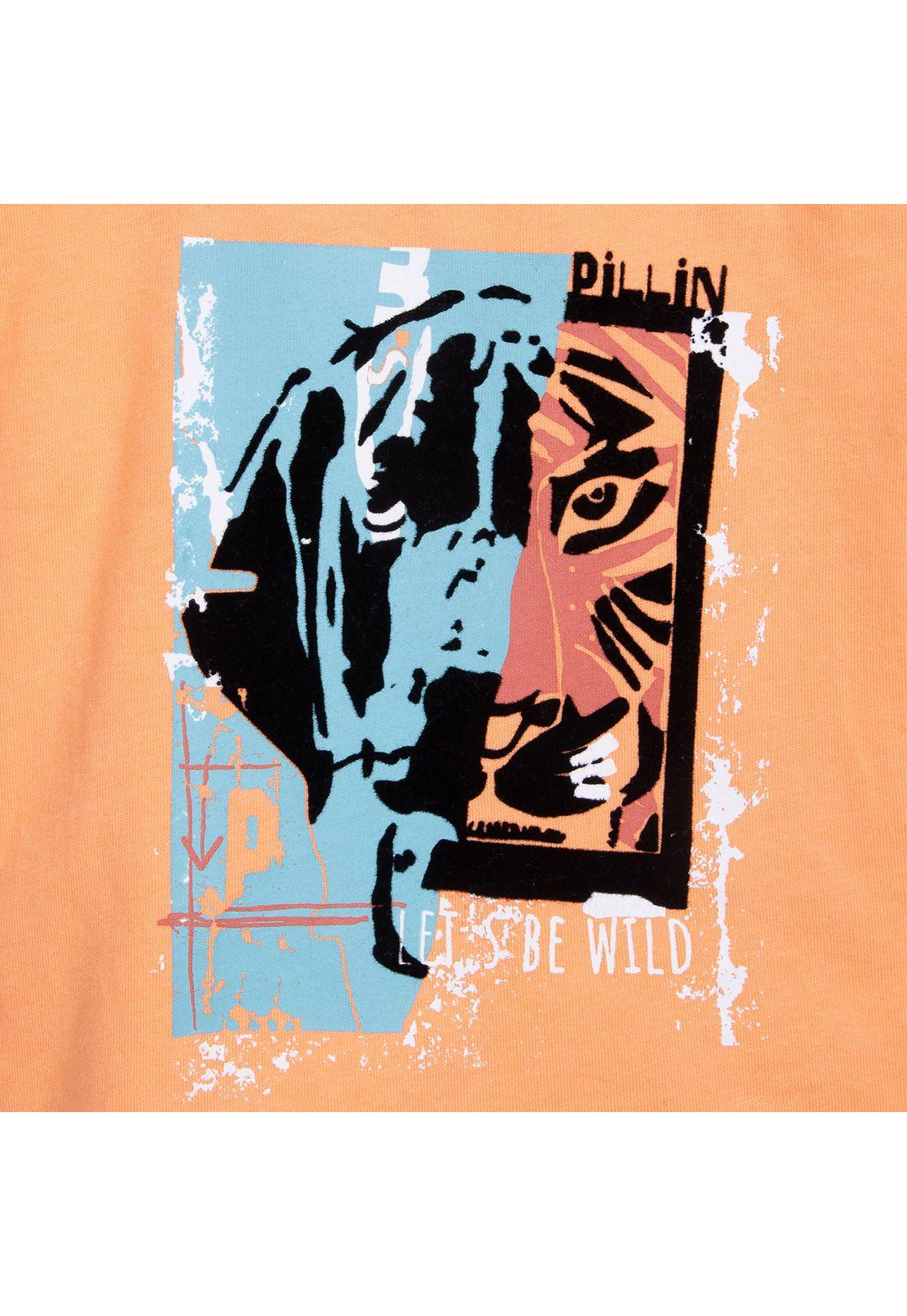 Polera Bebe  Naranjo Pillin (PVC636-25NAR)-3