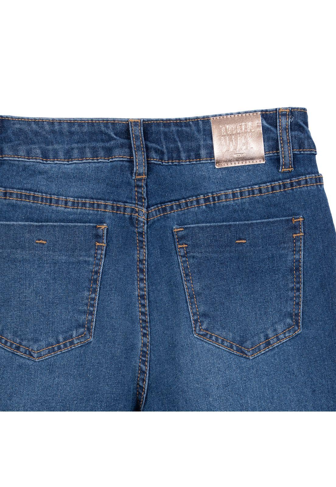 Jeans Niña Wide Leg Azul Pillin-3