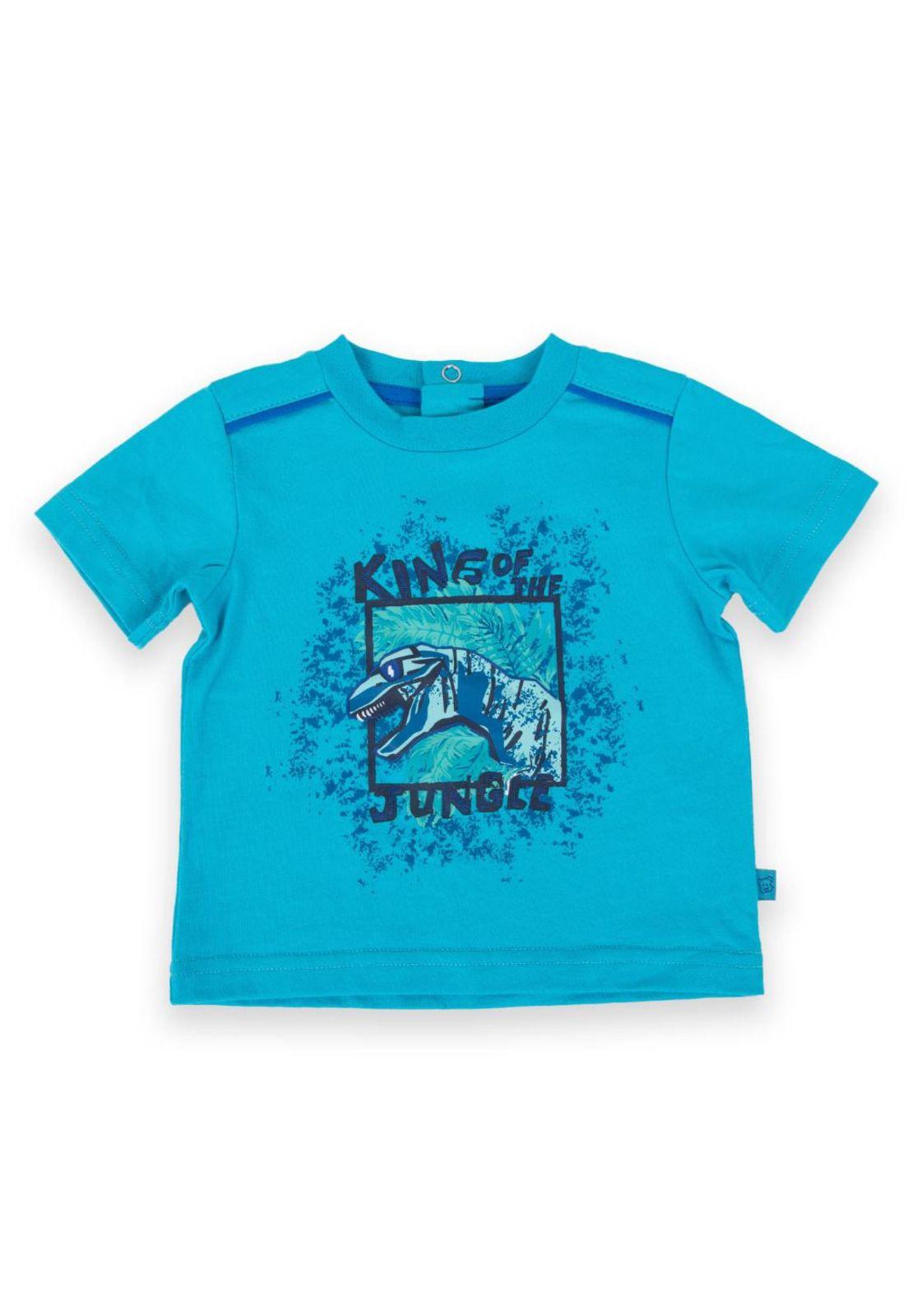 Polera Bebé Niño Azul eléctrico Pillin-0