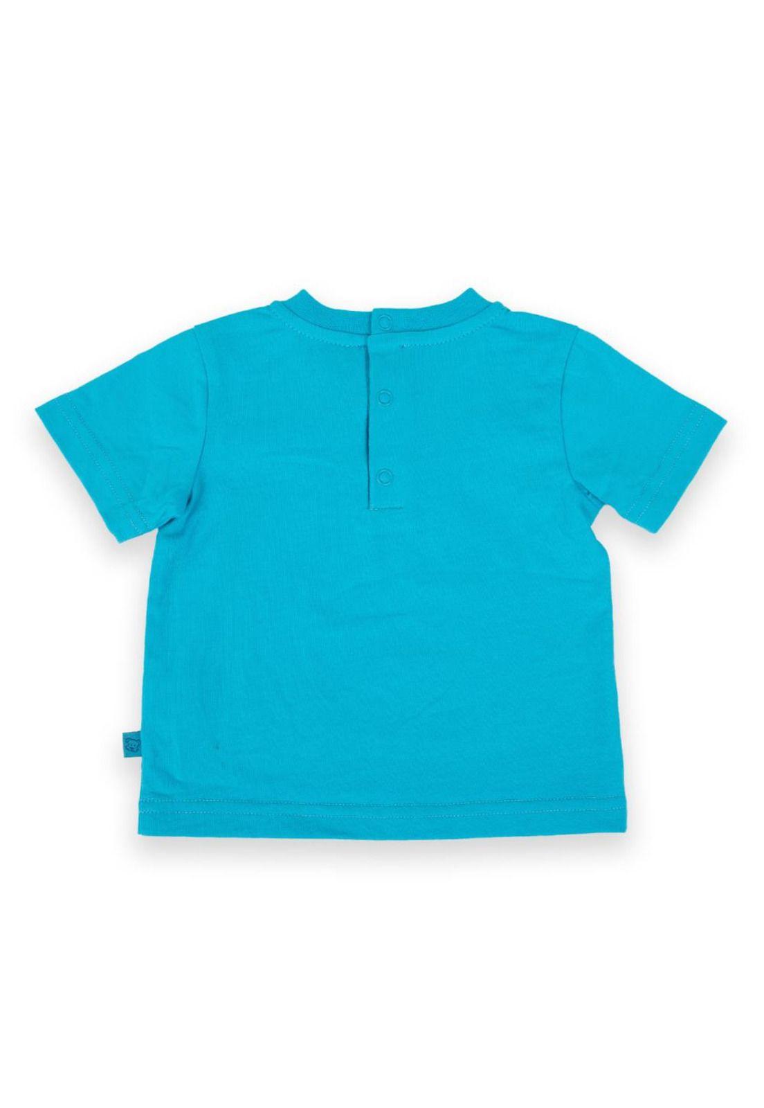 Polera Bebé Niño Azul eléctrico Pillin-2