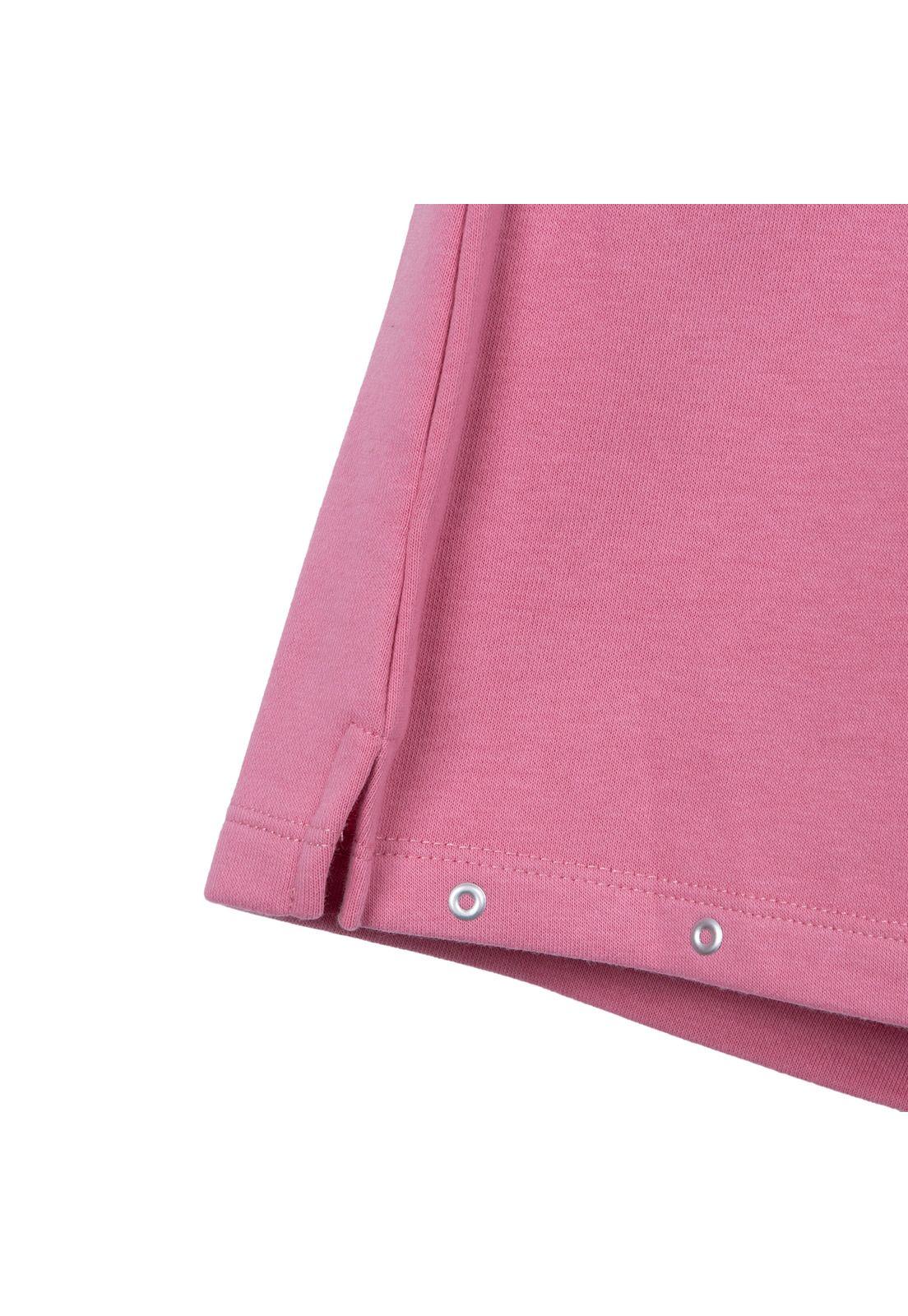 Short Niña Franela con Tachas Rosado Oscuro Pillin-2