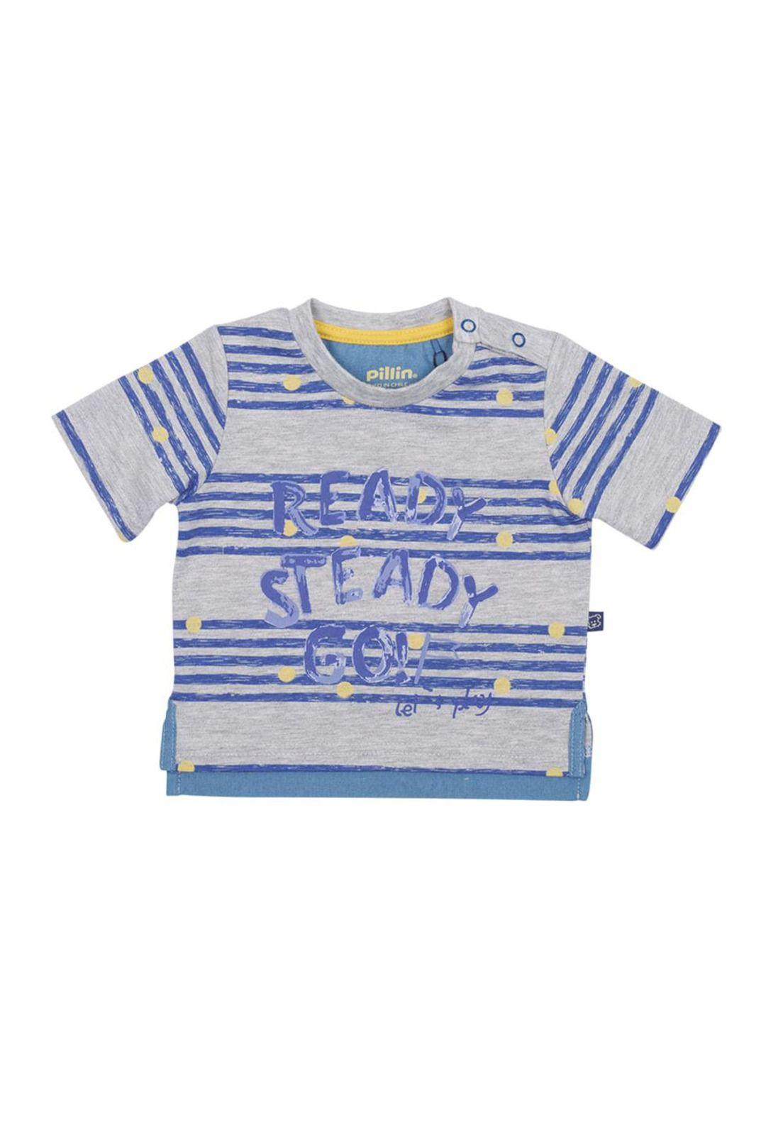Polera Bebé Niño Azul Pillin-0