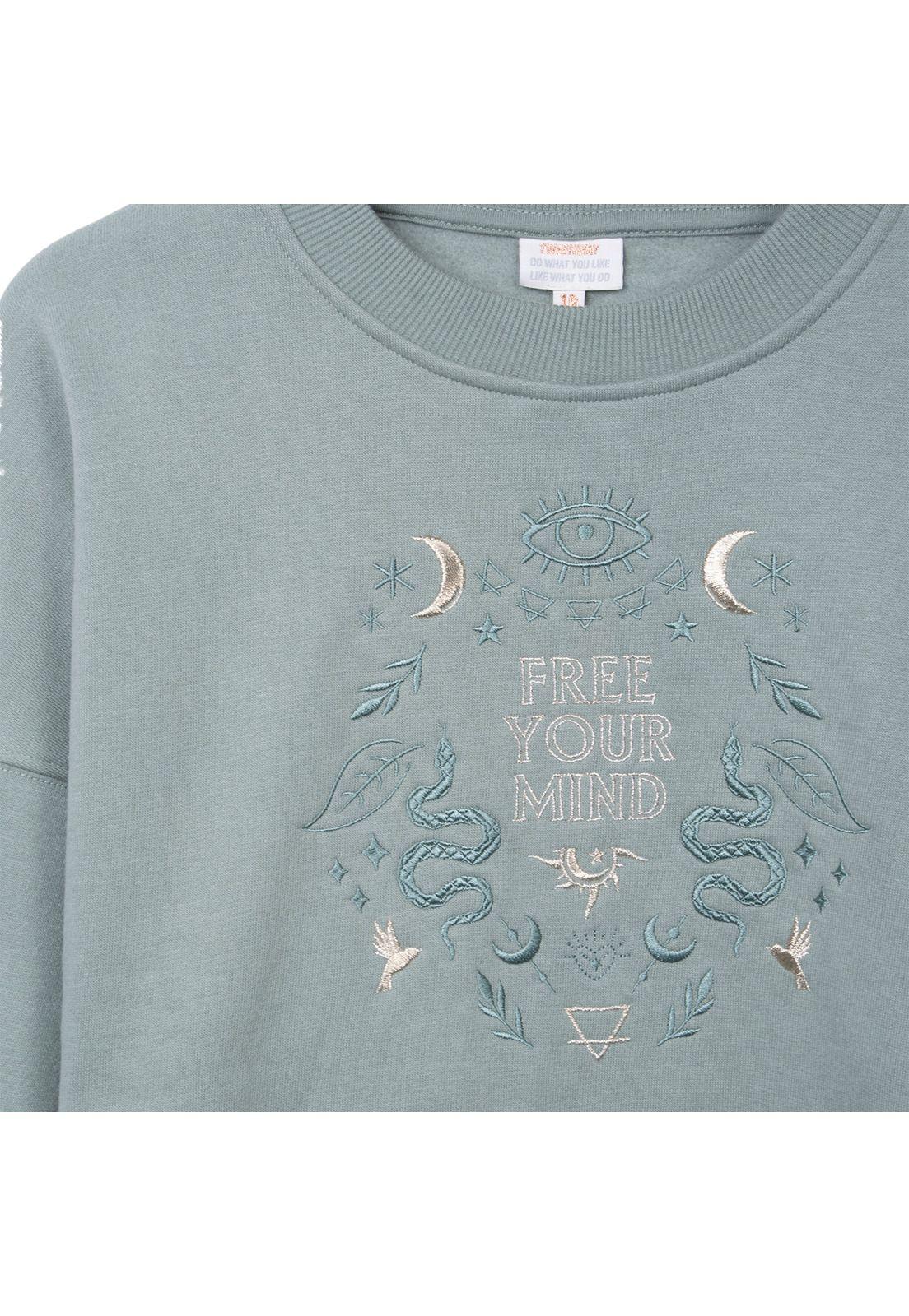 Polerón  Verde Niña Pillin (TVD511-26VER)-2