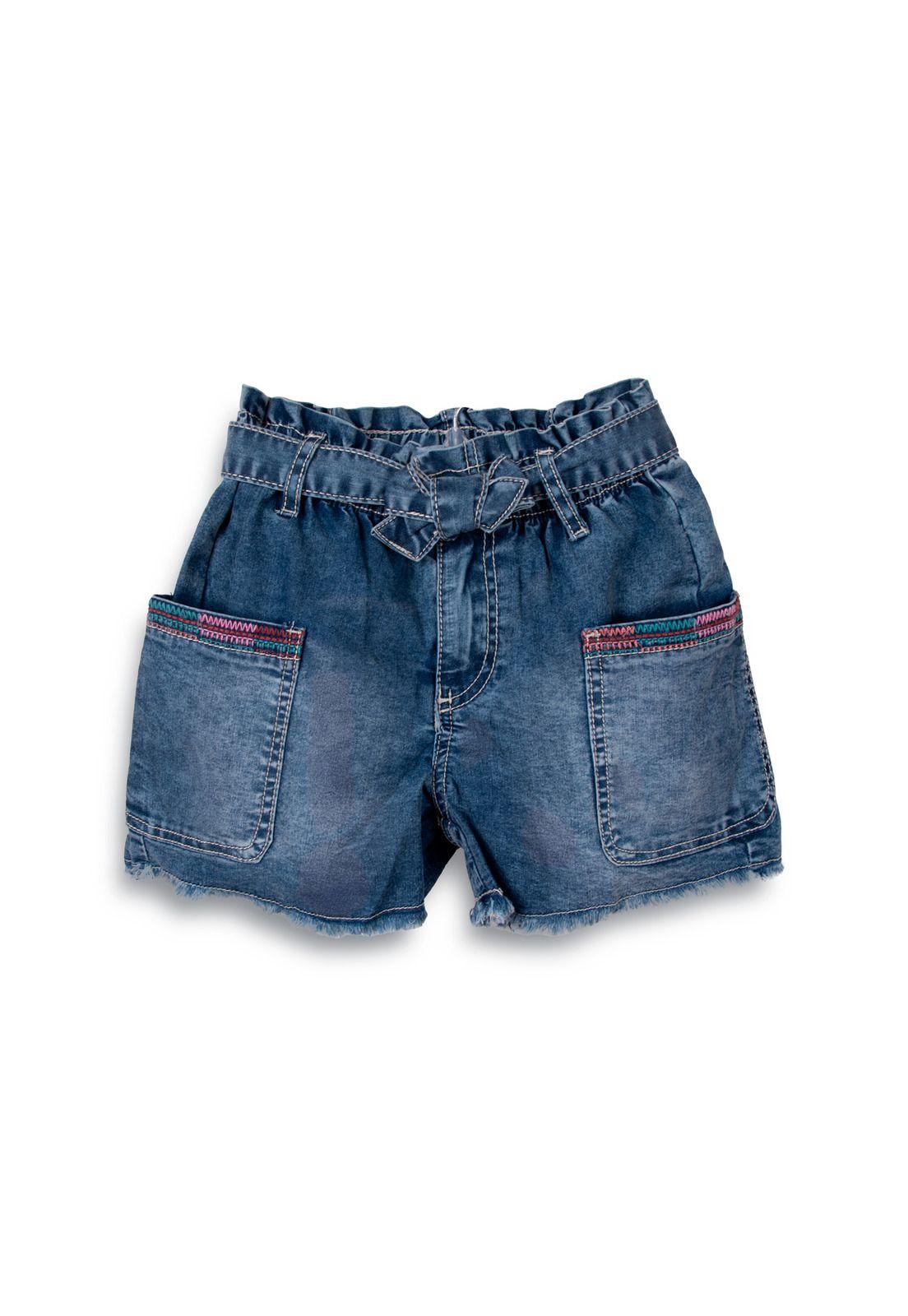 Short Niña Denim Pillin (PVC712-25DEN)-0