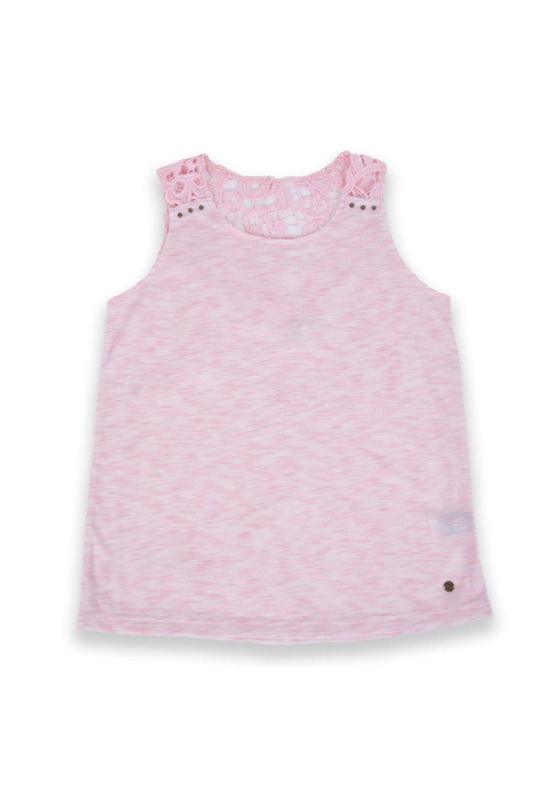Polera Niña Rosado Pillin-0