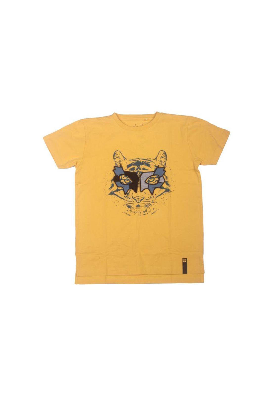 Polera Niño Amarillo Pillin-0