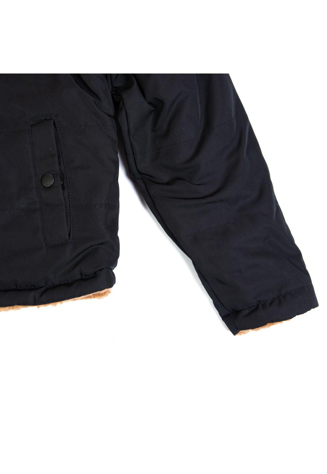Chaqueta Niño Reversible Negro Pillin-2