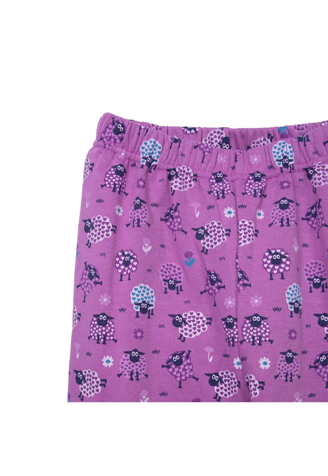 Pijama  Rosado Niña Pillin (PVD408-26MAL)-3
