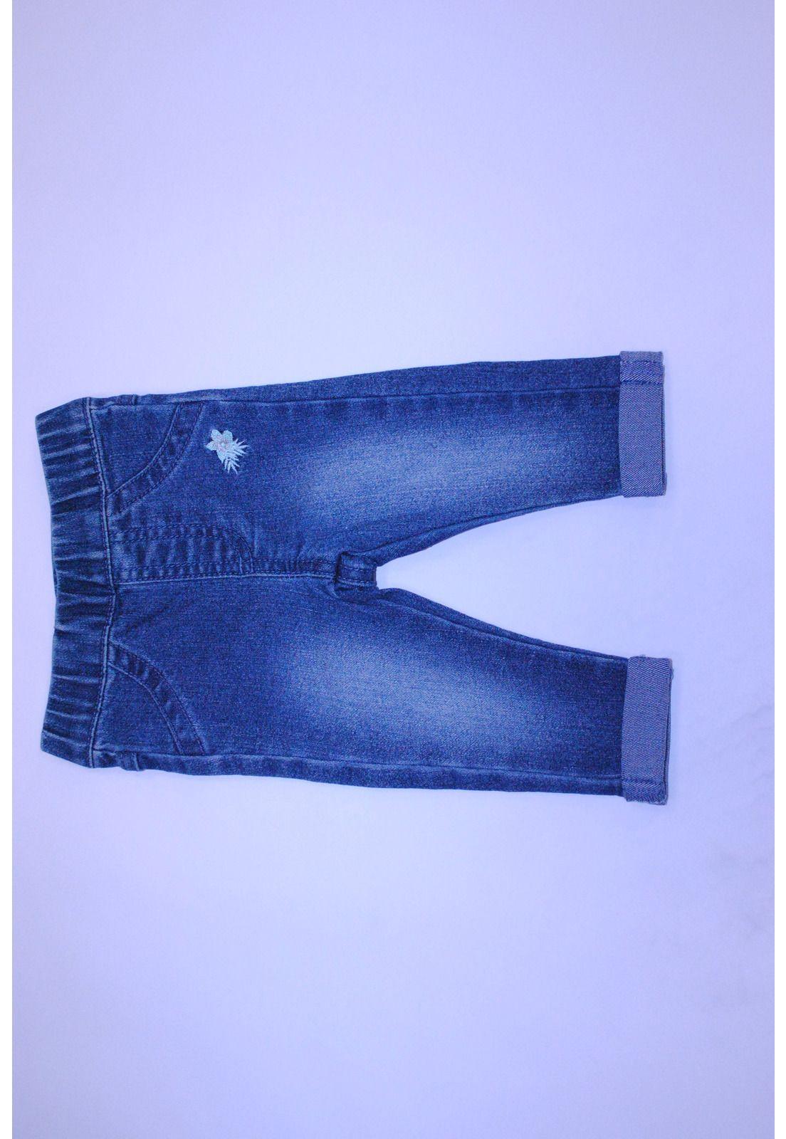 Jeans Bebe Niña Azul Pillin-0