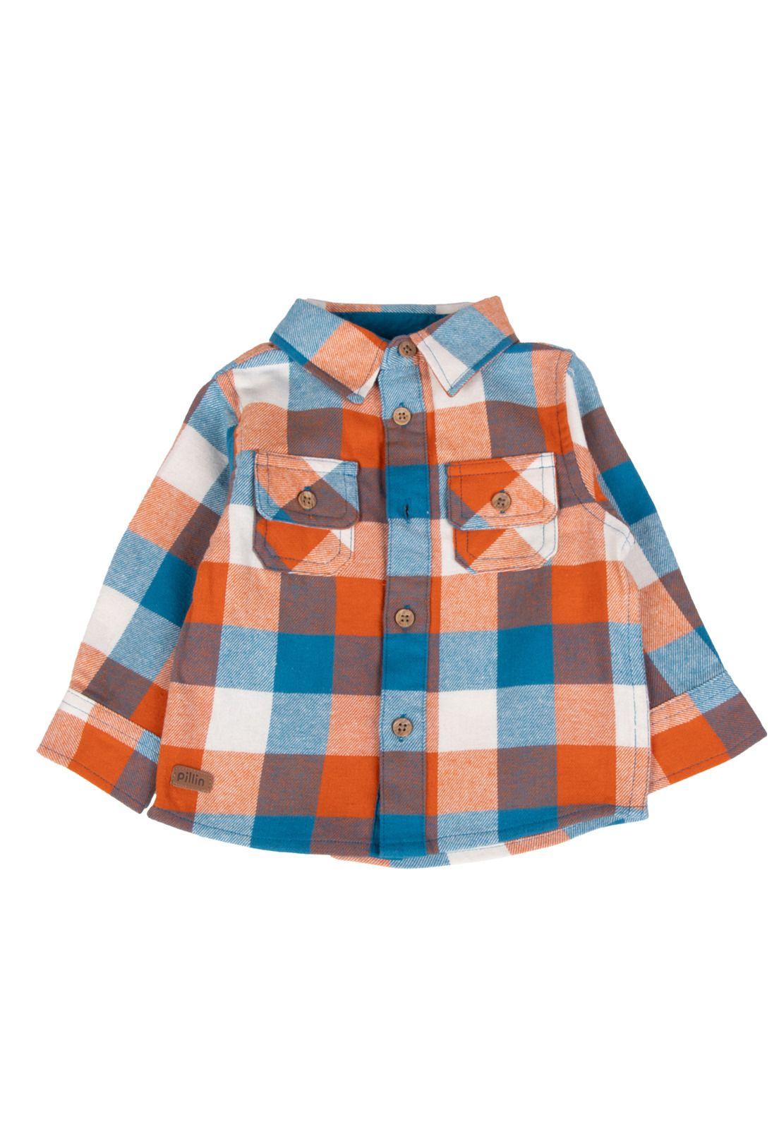 Camisa Bebe Naranjo Pillin (PVB810-25NAR )-0