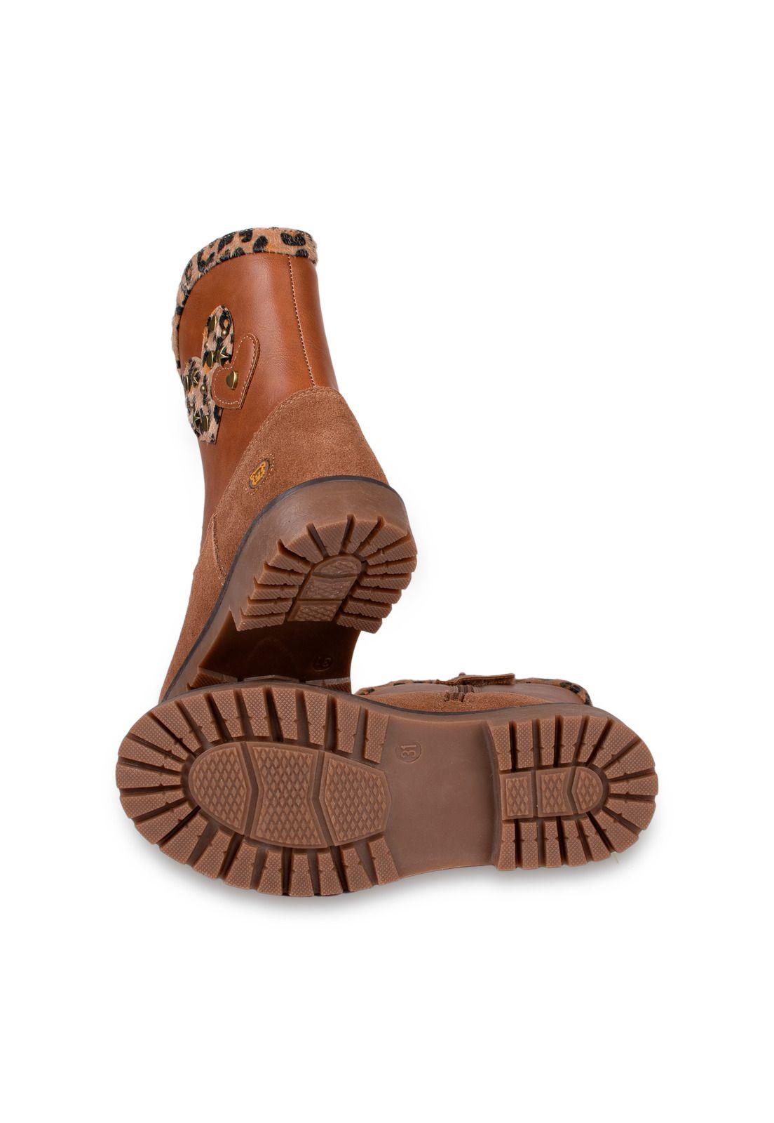 Bota Niña Café Pillin (PZD316-26CAF)-3