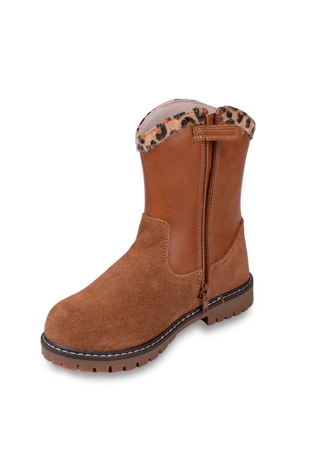 Bota Niña Café Pillin (PZD316-26CAF)-4