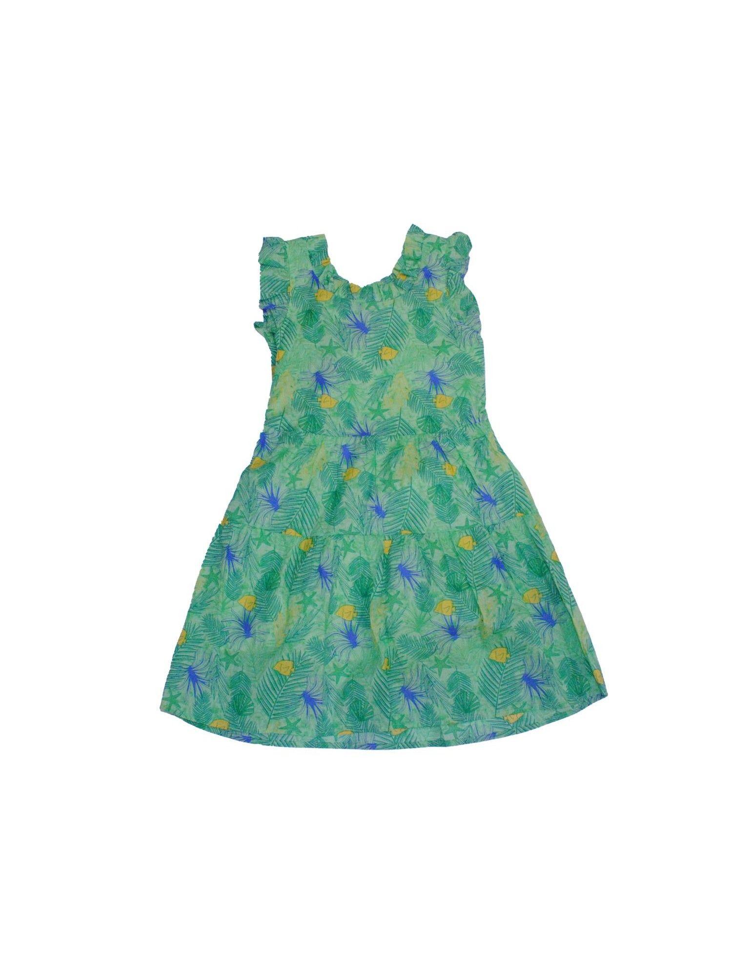 Vestido Niña Verde Pillin-3