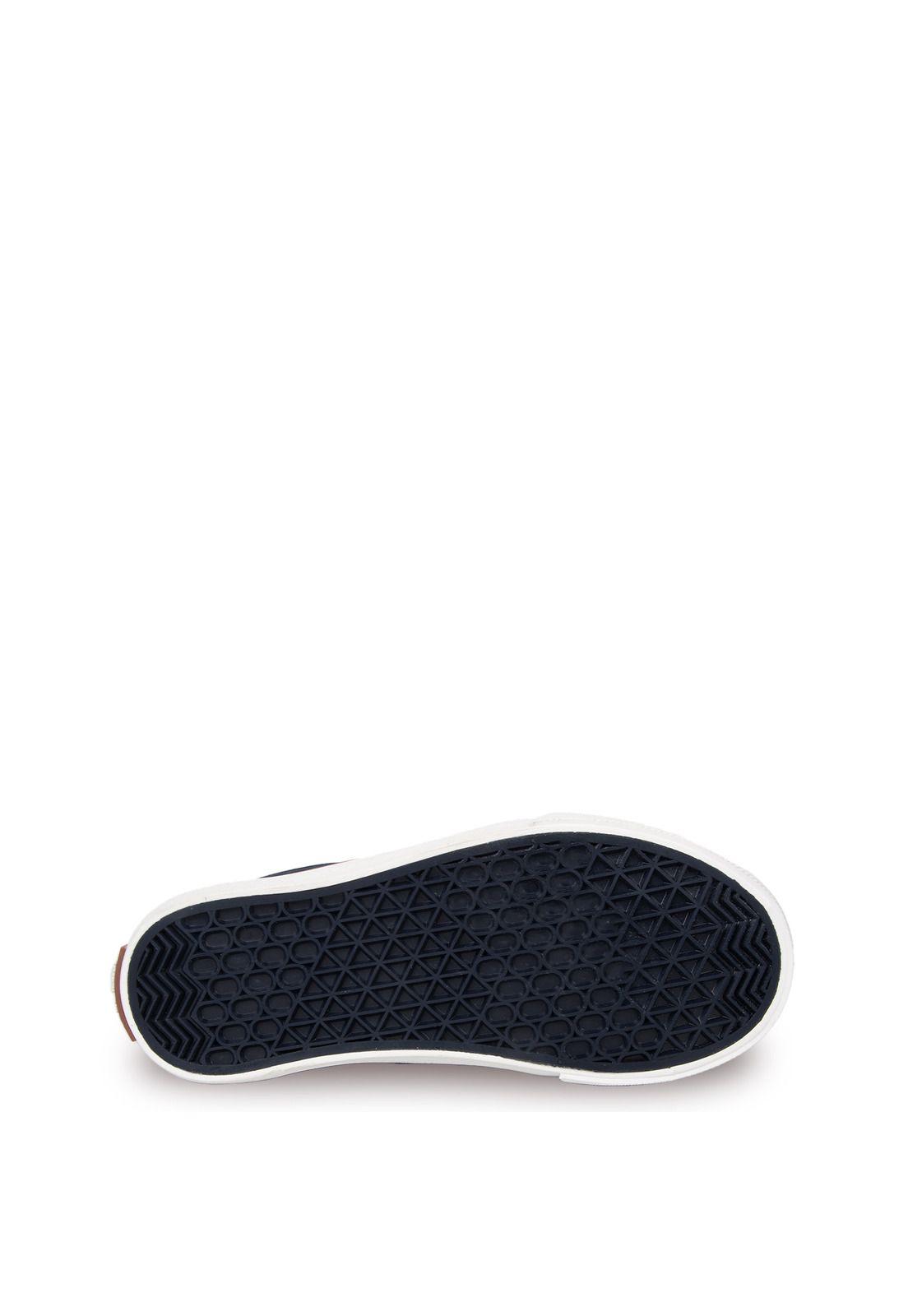 Zapatilla Niño de Lona Velcro Ajustable Azul Marino Pillin-2