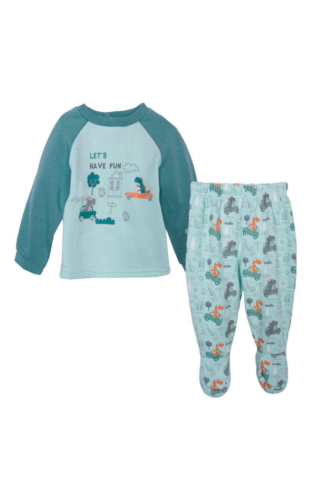 Pijama  Verde Niño Pillin (PVD401-26VER)-0