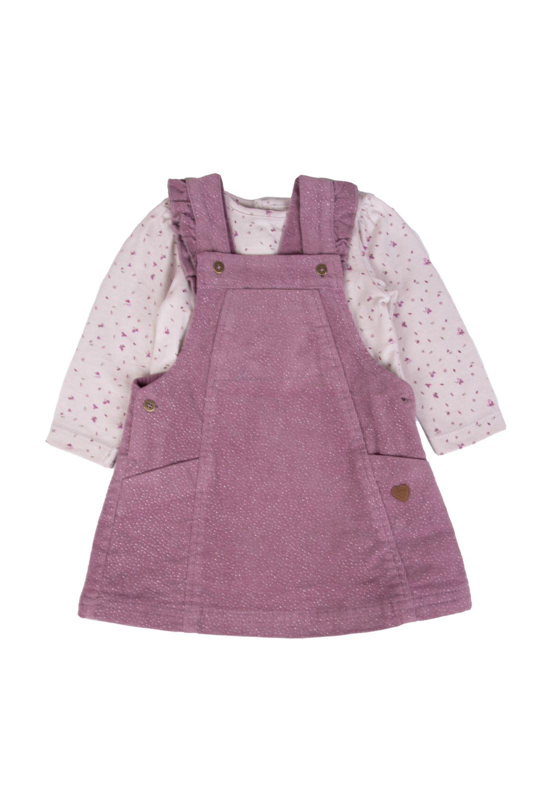 Vestido Bebe  Morado Pillin ( PVB839-25MOR )-0