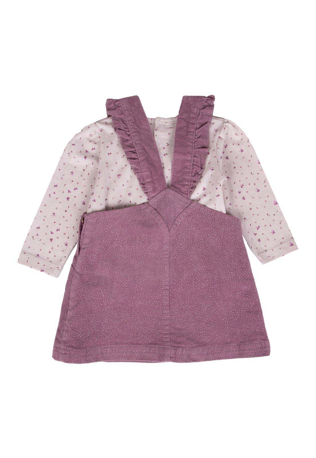 Vestido Bebe  Morado Pillin ( PVB839-25MOR )-3
