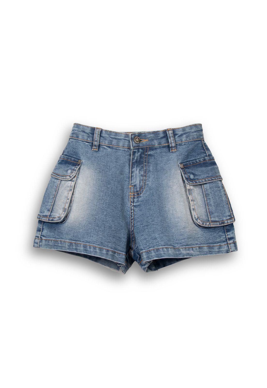 Short Niña Denim Pillin (TVC703-25DEN)-0