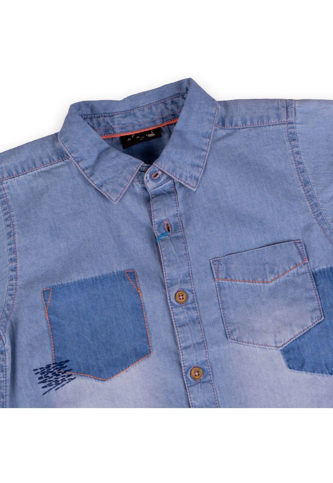 Camisa Mezclilla Niño Denim Pillin-1