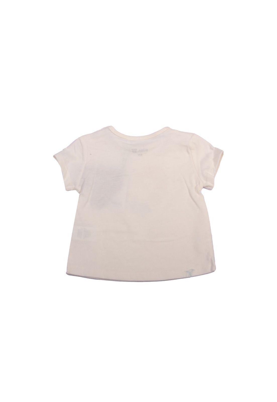 Polera Bebe Niña Blanco Pillin-2