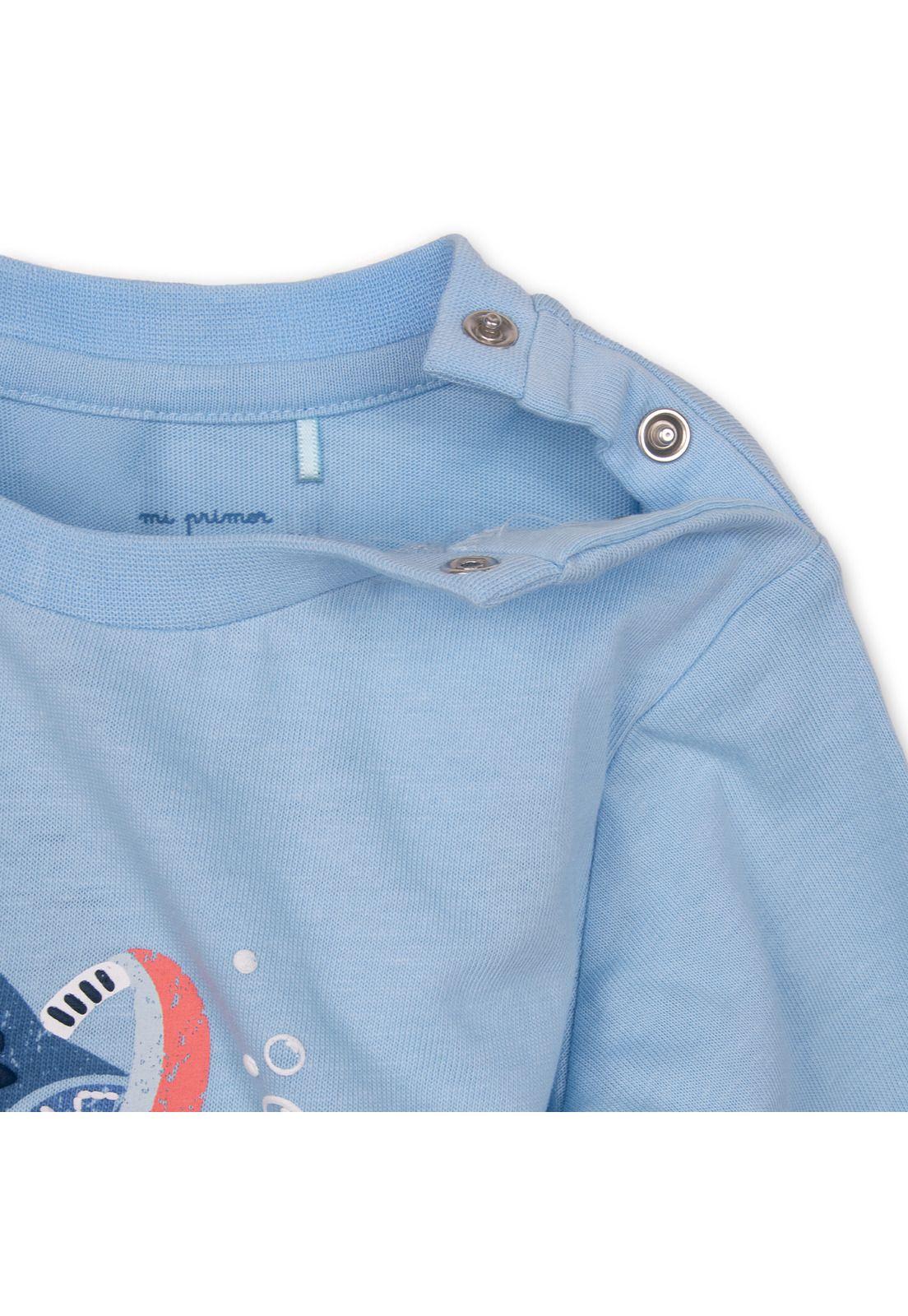 Pijama Bebe  Celeste Pillin (PVC402-25CEL)-3