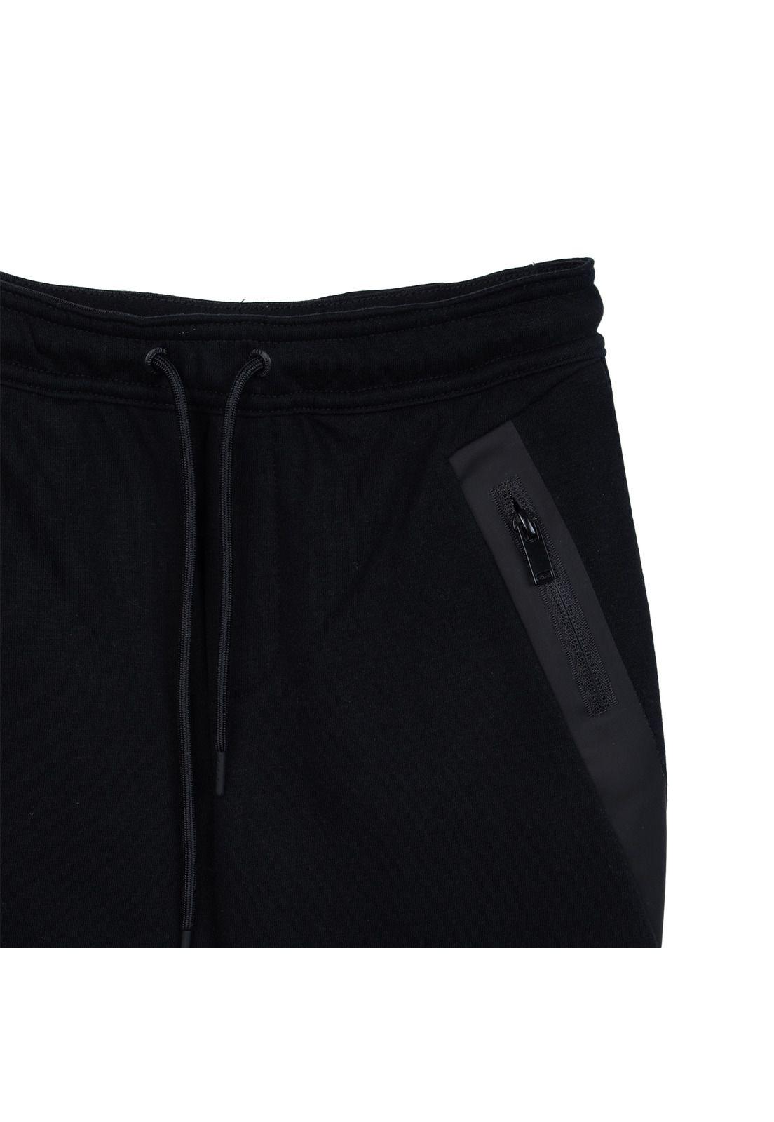 Pantalón Buzo Niño Cierre Bolsillos Negro Pillin-2