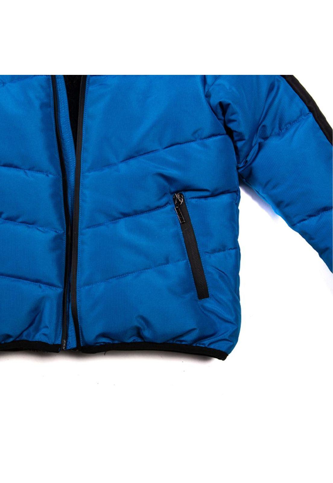 Parka con Capucha Niño Azul Pillin-2