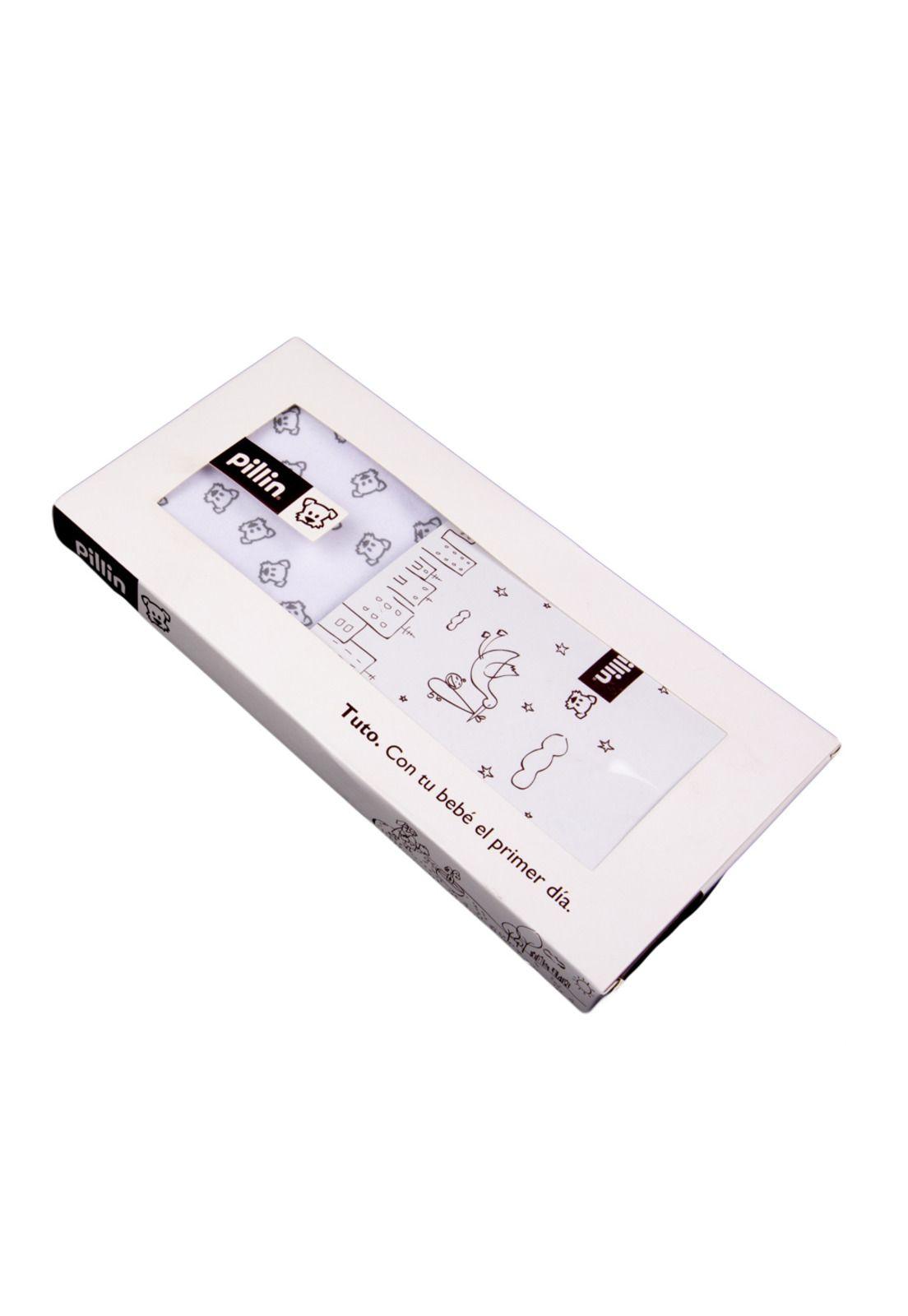 Tuto Bebe Unisex Blanco Pillin-3