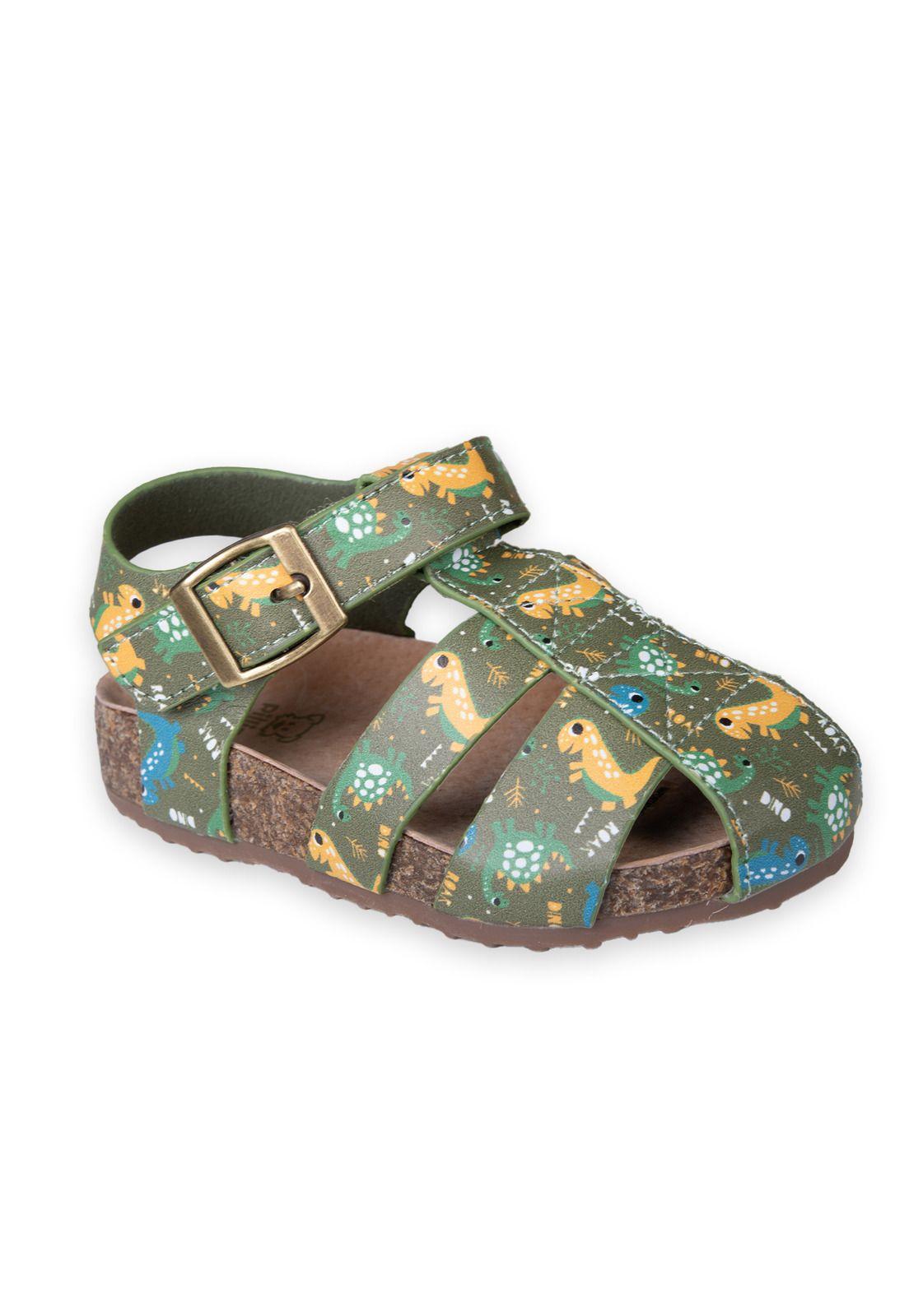 Sandalias Bebe Niño Verde Pillin (PZC403-25VER )-4