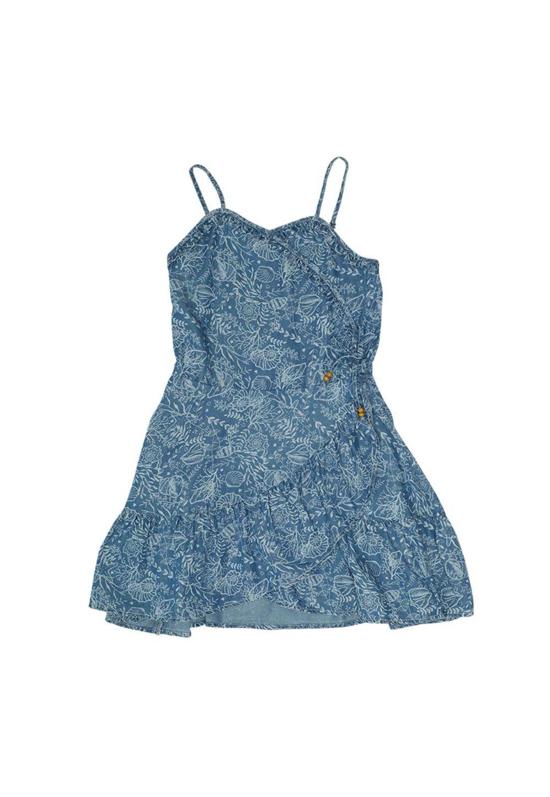Vestido Niña Azul Pillin-0