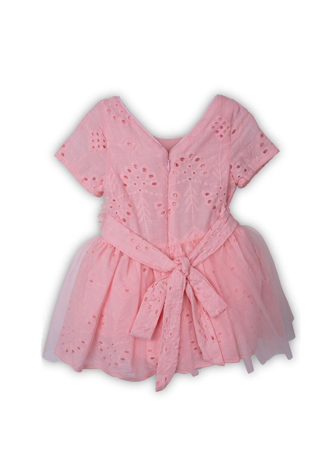 Vestido  Niña Coral Pillin (PVC859-25COR)-1