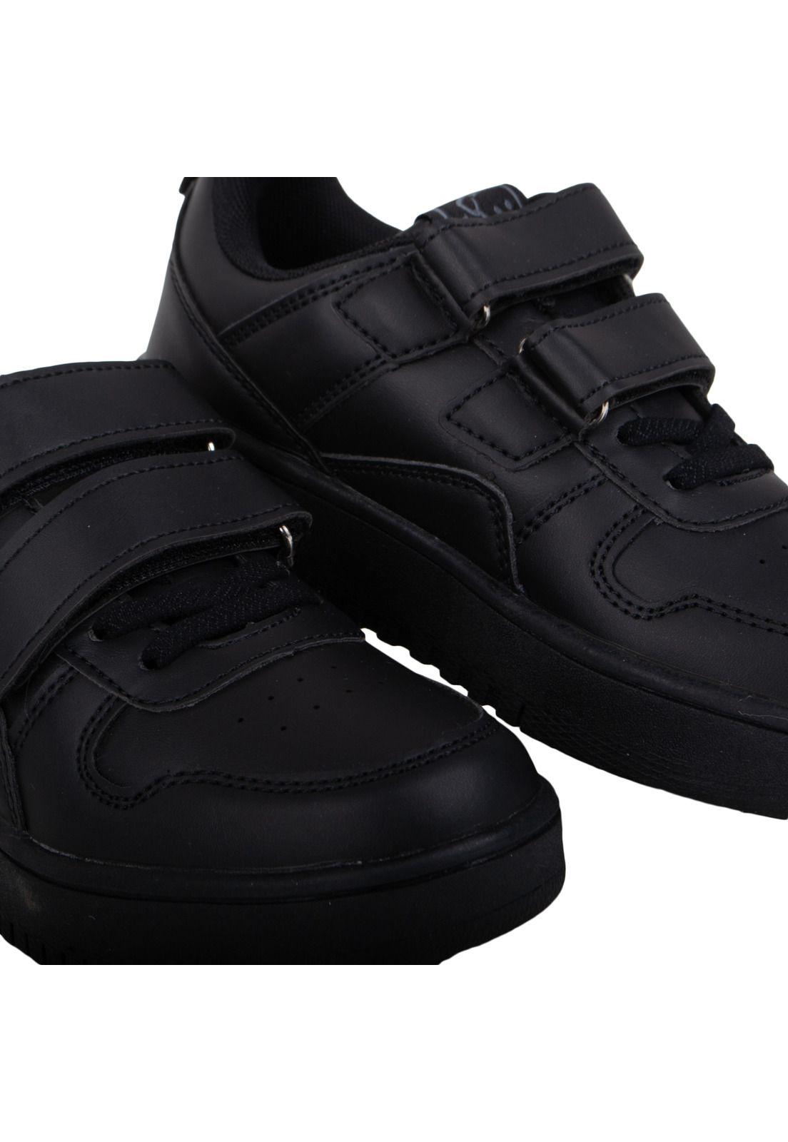Zapatillas Escolar Unisex Negro Pillin-1