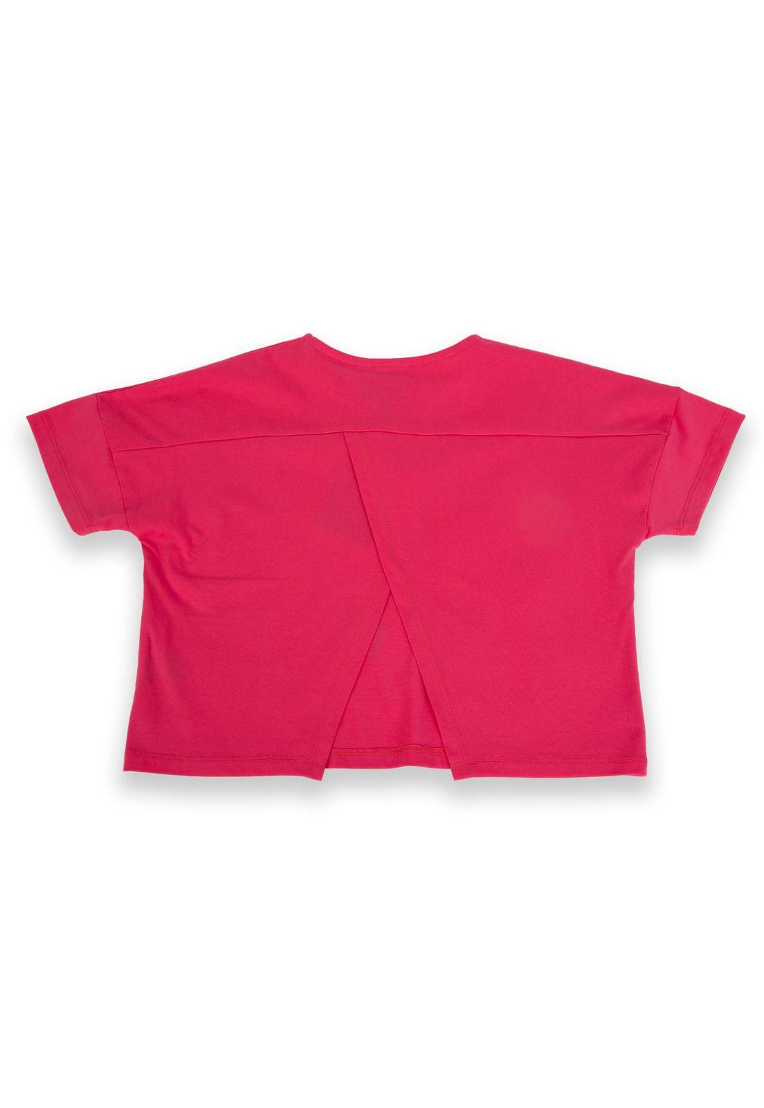 Polera Niña Fucsia oscuro Pillin-2