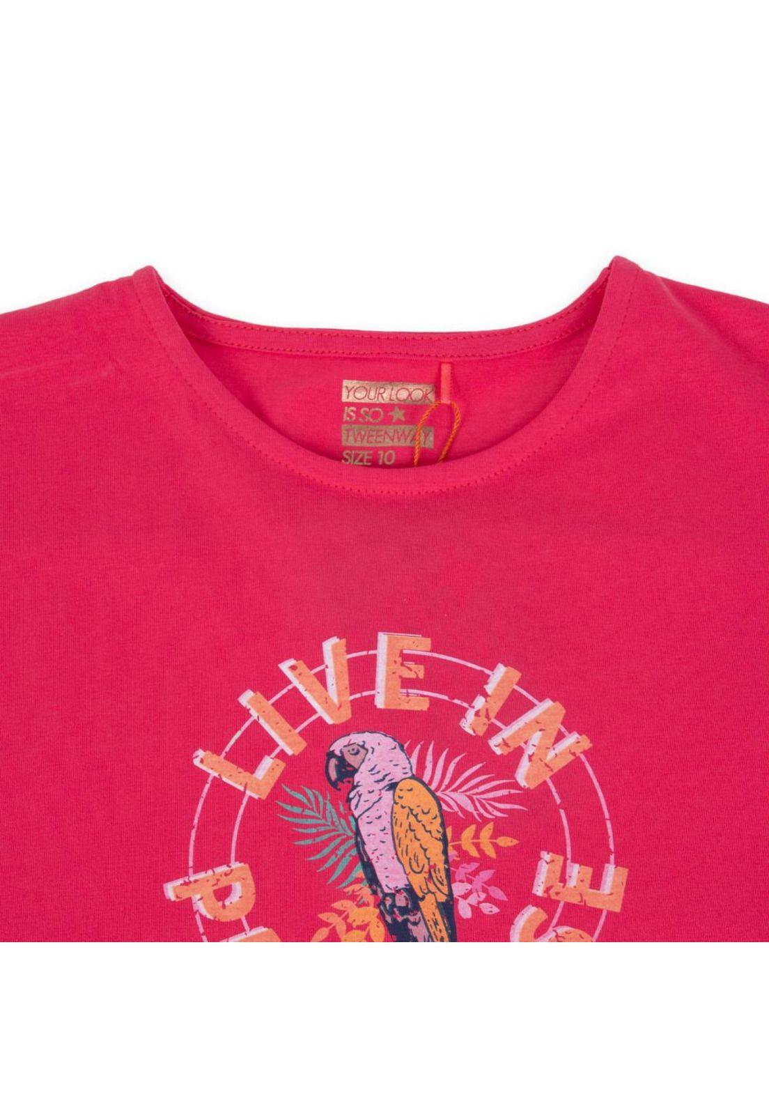 Polera Niña Fucsia oscuro Pillin-1