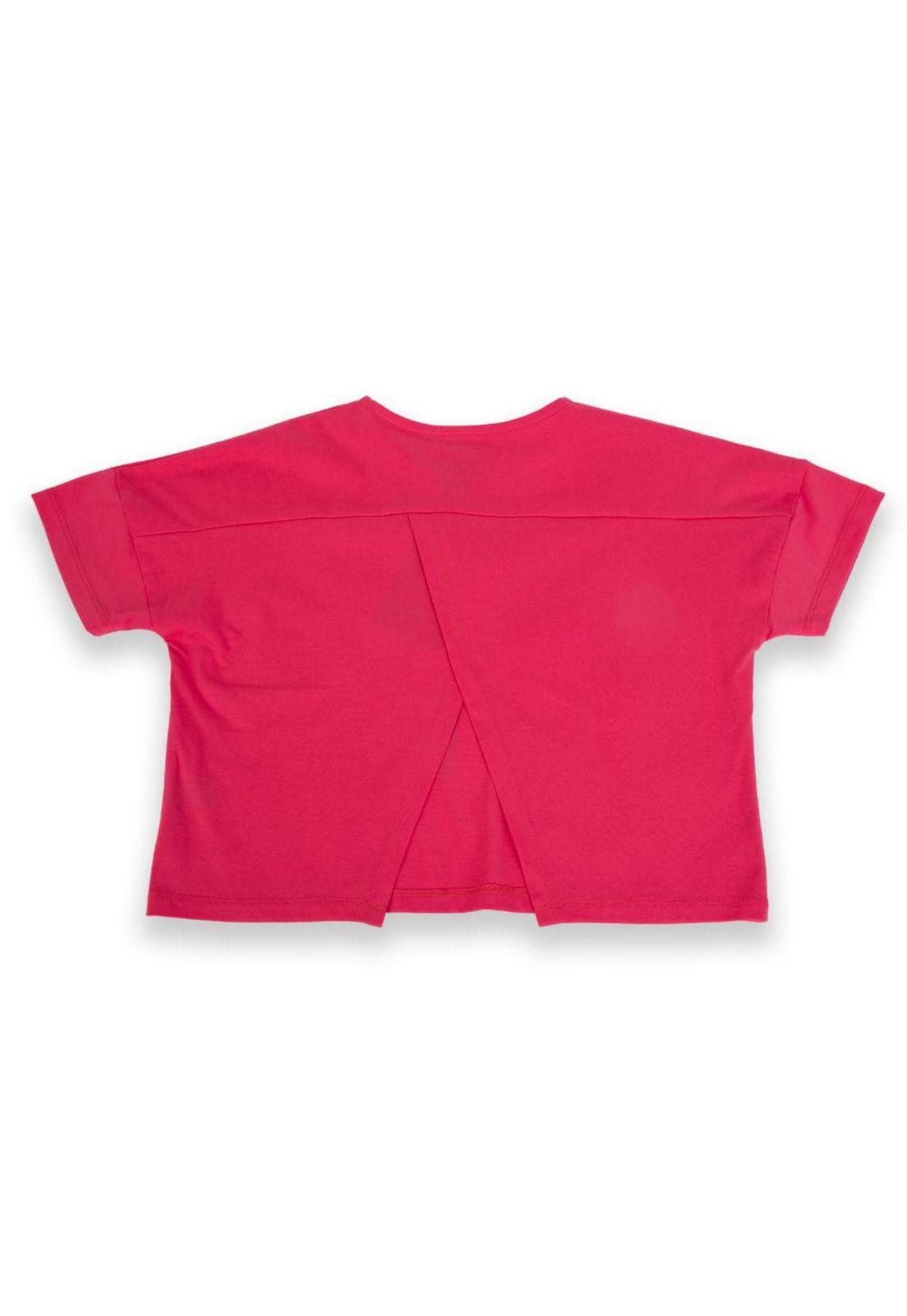 Polera Niña Fucsia oscuro Pillin-2
