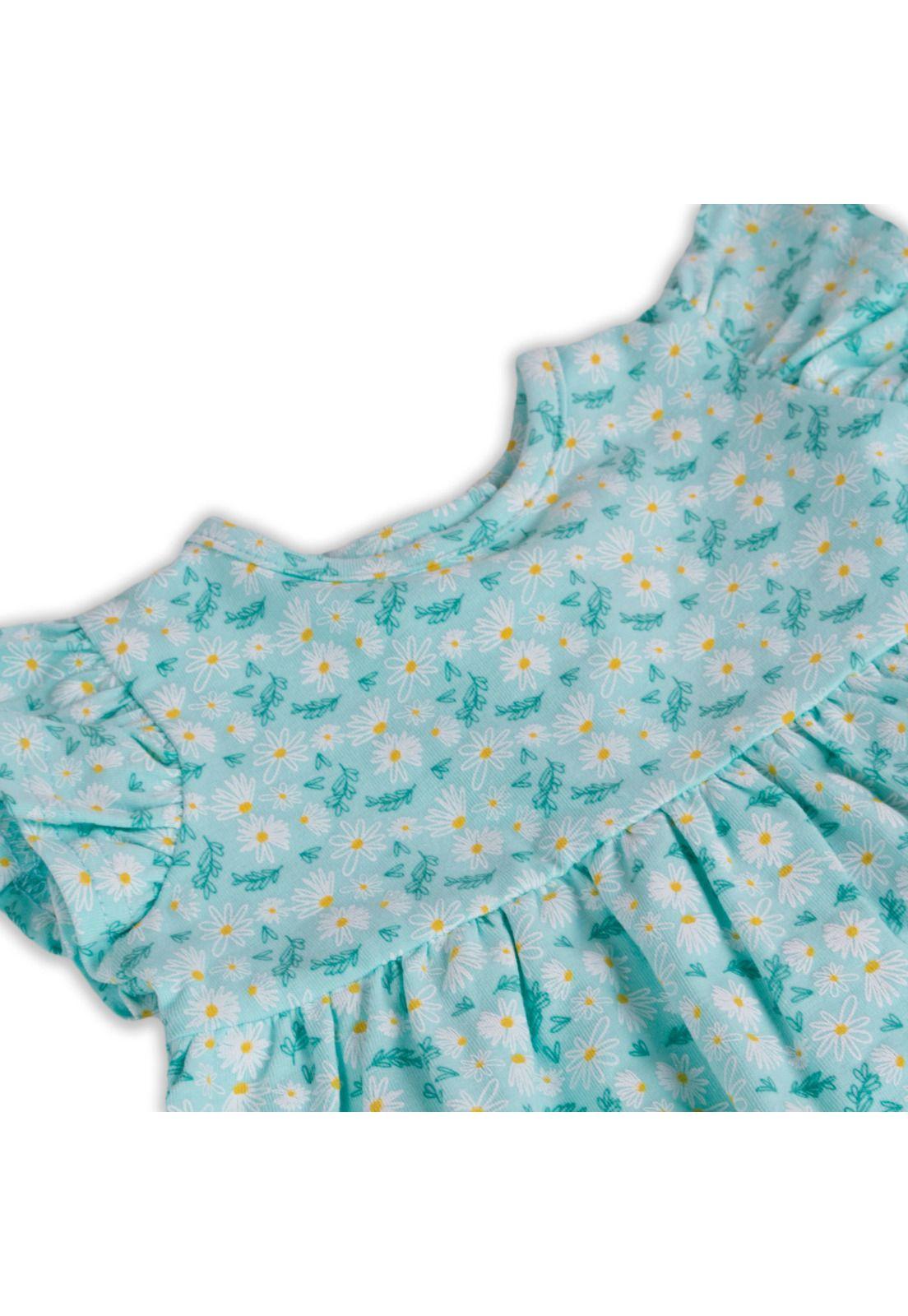 Vestido Bebe Niña Menta Pillin-2