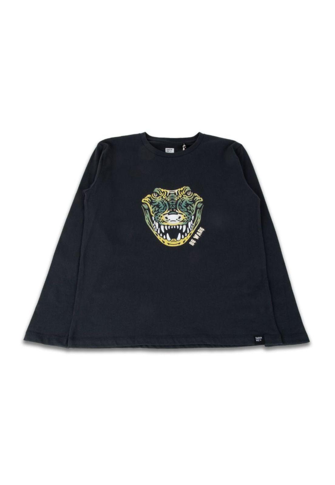 Polera Niño Gris oscuro Pillin-0
