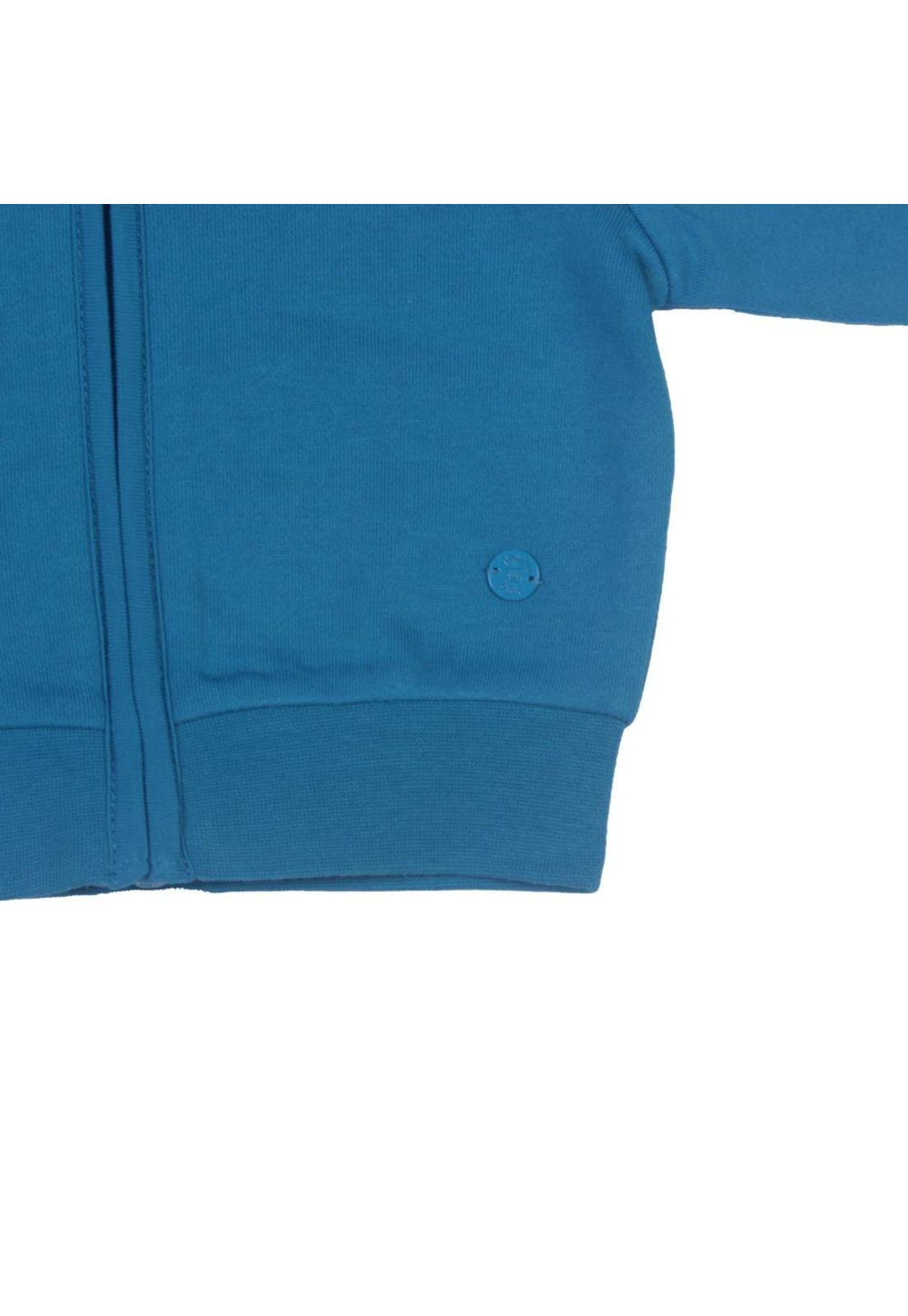 Polerón Bebe Niña Azul petróleo Pillin-2