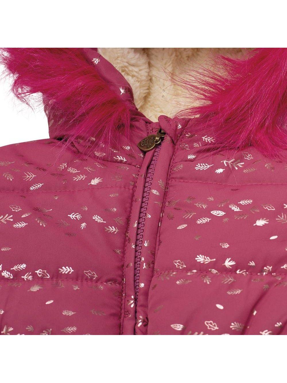 Parka C/Capucha Bebé Niña Burdeo Pillin-1