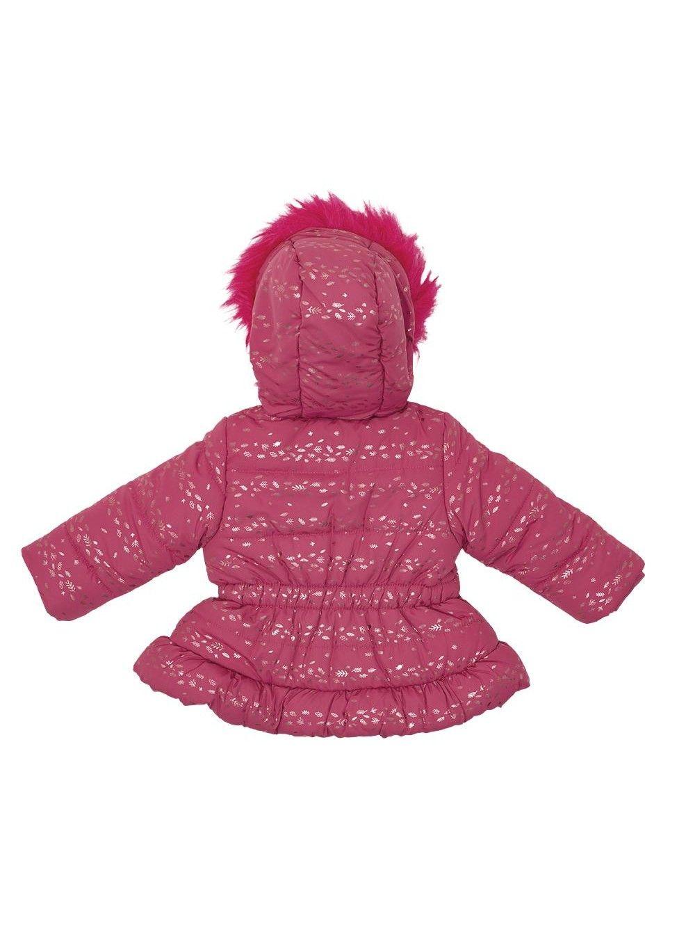 Parka C/Capucha Bebé Niña Burdeo Pillin-2