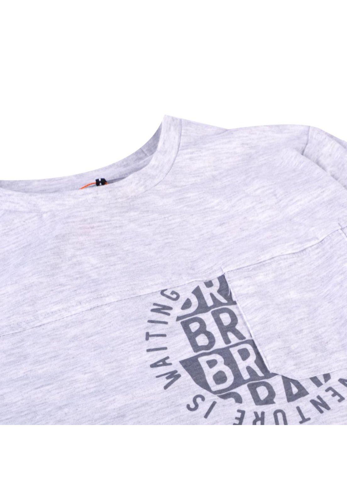 Polera Manga Larga Niño Gris claro Pillin-2