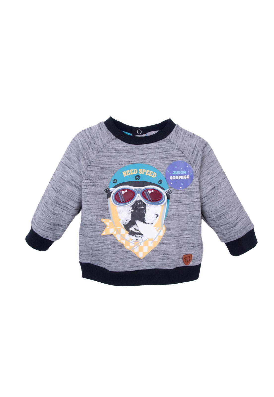 Polerón   Pillin Gris Niño (PVD523-26MLG)-0