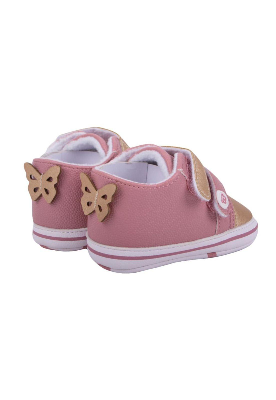 Zapatillas Bebé Niña Rosado Pillin-3