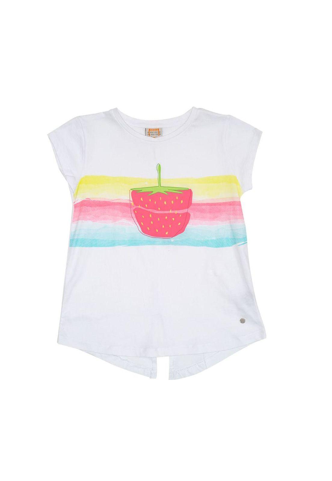 Polera Niña Blanco Pillín-0
