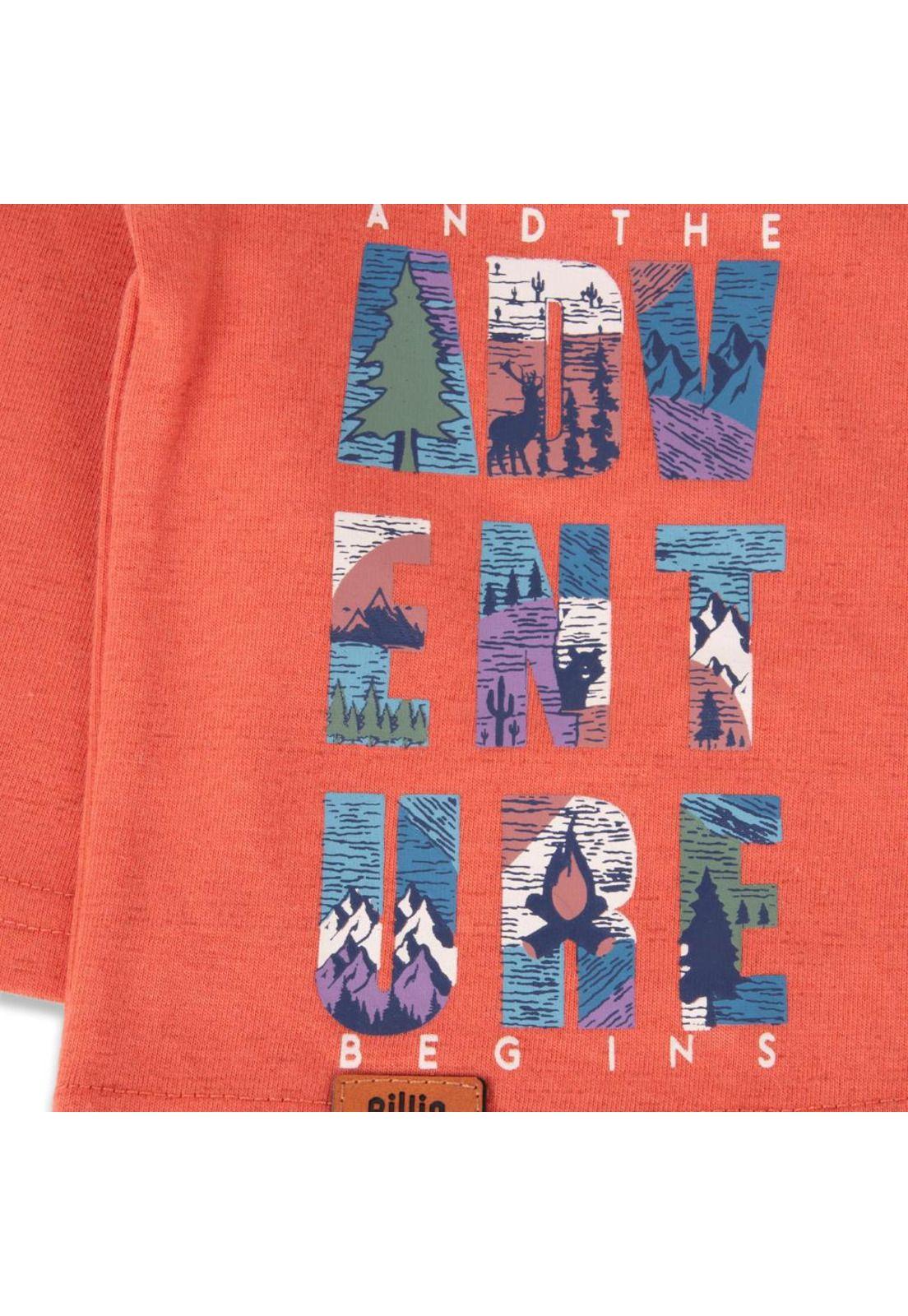 Polera Bebé Niño Terracota Pillin-1
