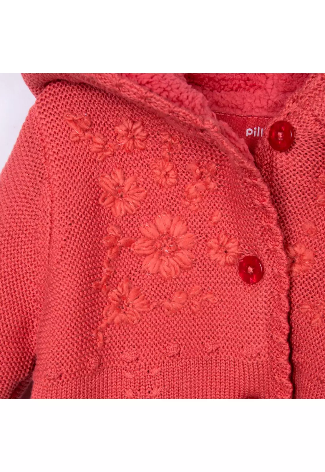 Chaleco Forrado Rojo Niña Pillin (PVD919-26ROJ)-2